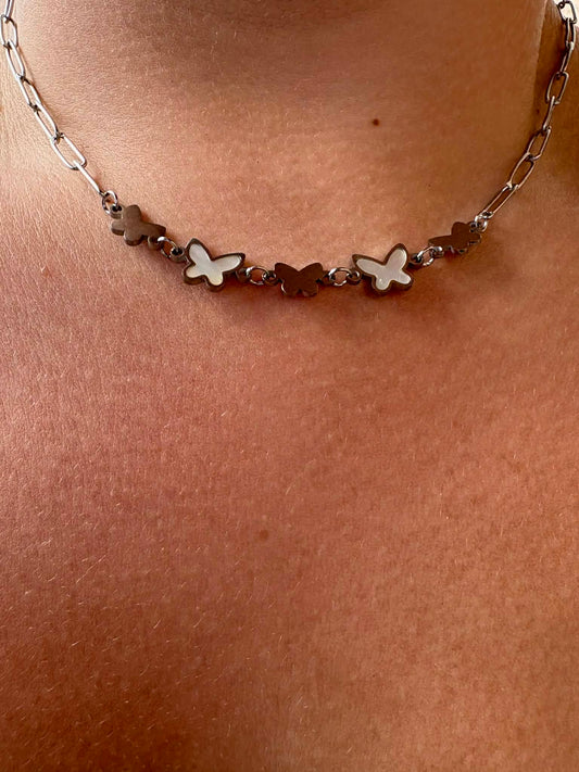 Collier papillon